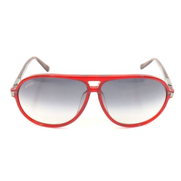 Gucci Red Red Black Sunglasses Gucci Red Black Teardrop Sunglasses